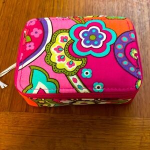 Vera Bradley Pink Swirls Travel Pill Case